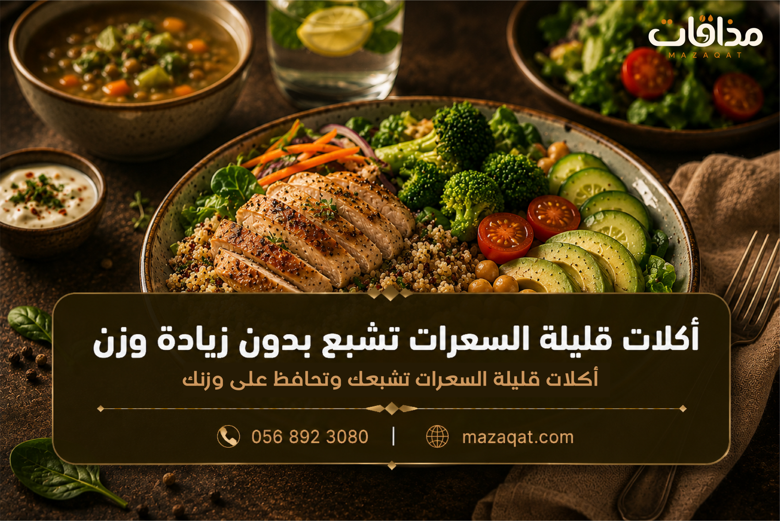 أكلات قليلة السعرات ومشبعة بوصفات سهلة ولذيذة