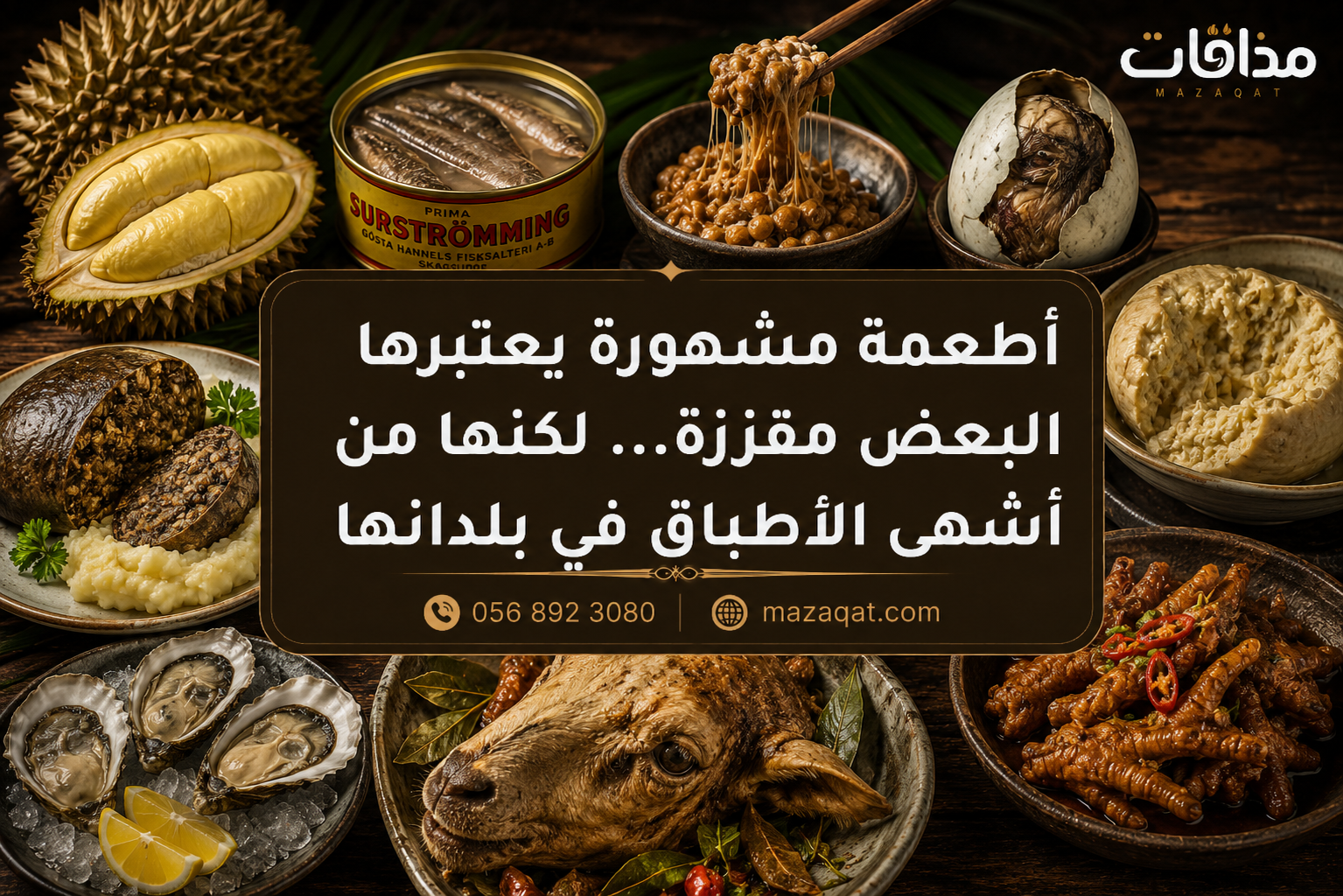 أطعمة مشهورة يعتبرها البعض مقززة لكنها من أشهى الأطباق في بلدانها
