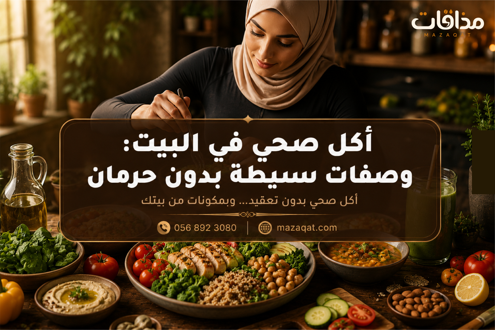 أكل صحي في البيت مع وصفات بسيطة بدون حرمان