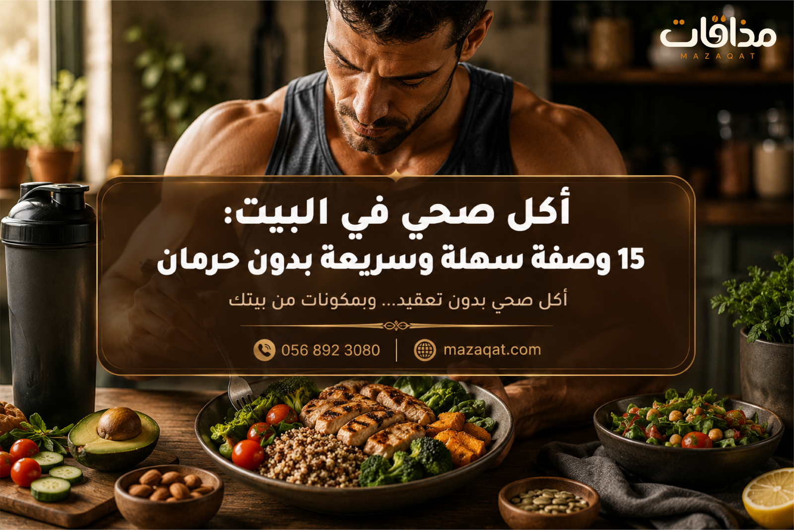 أطباق أكل صحي في البيت مع وصفات سهلة وسريعة بدون حرمان