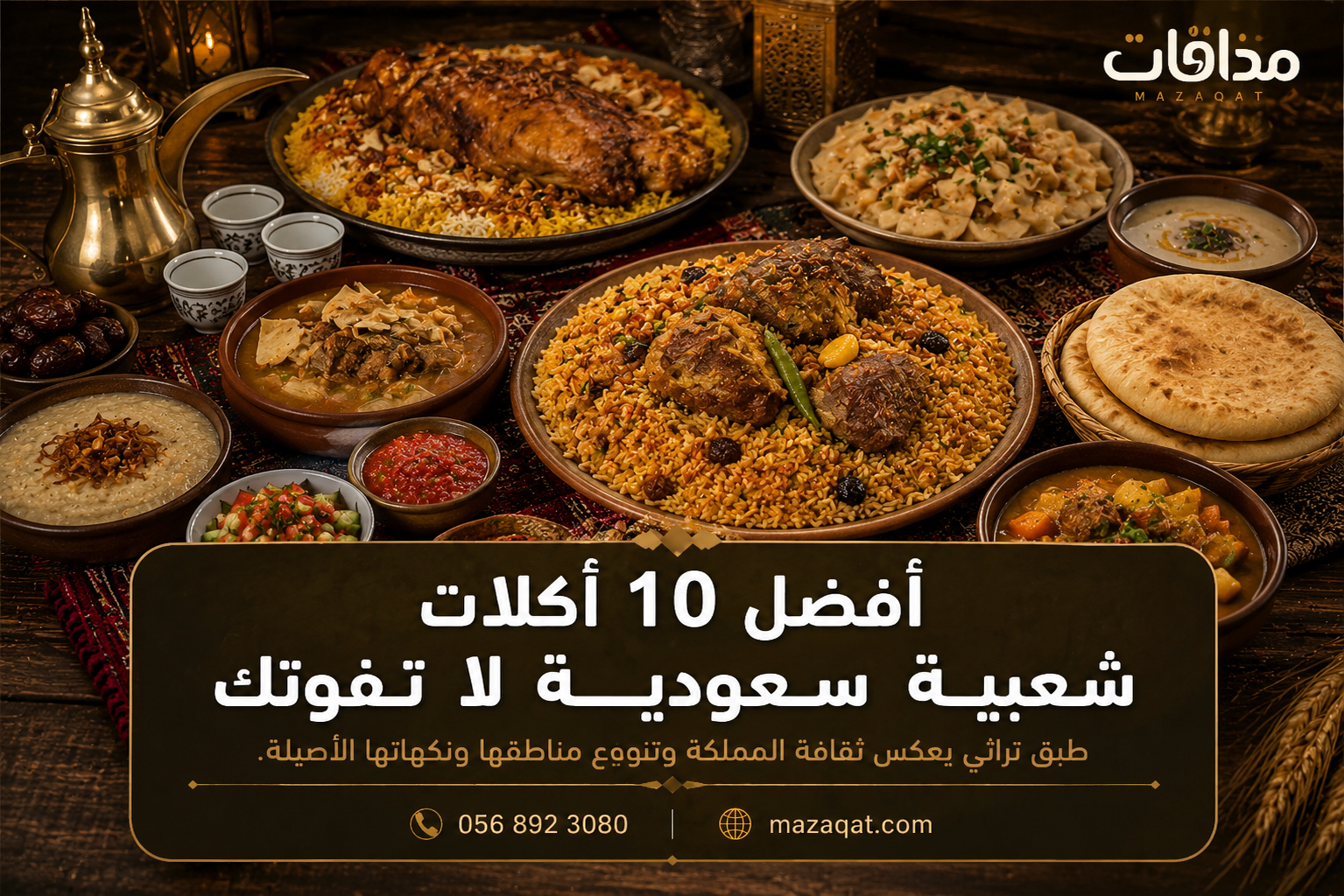أفضل 10 أكلات شعبية سعودية لا تفوتك