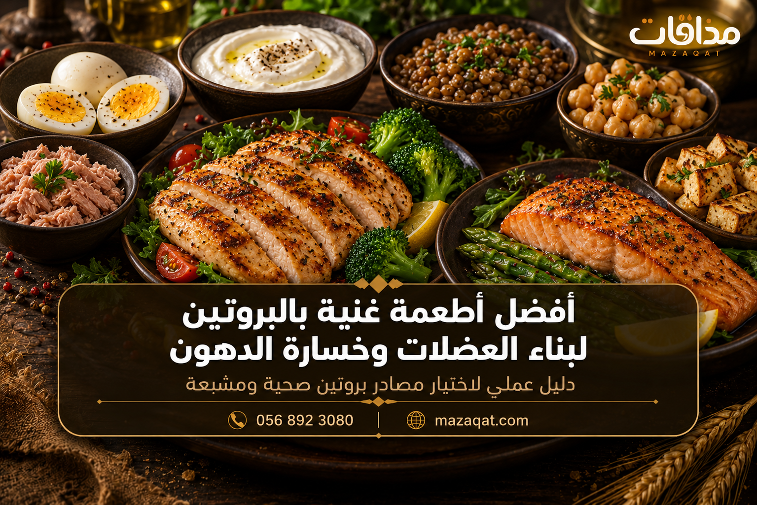 دليل عملي لاختيار مصادر بروتين صحية ومشبعة