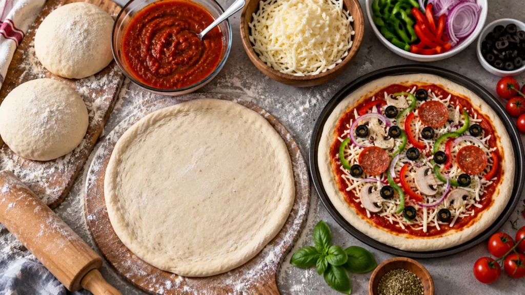 pizza-preparation-steps