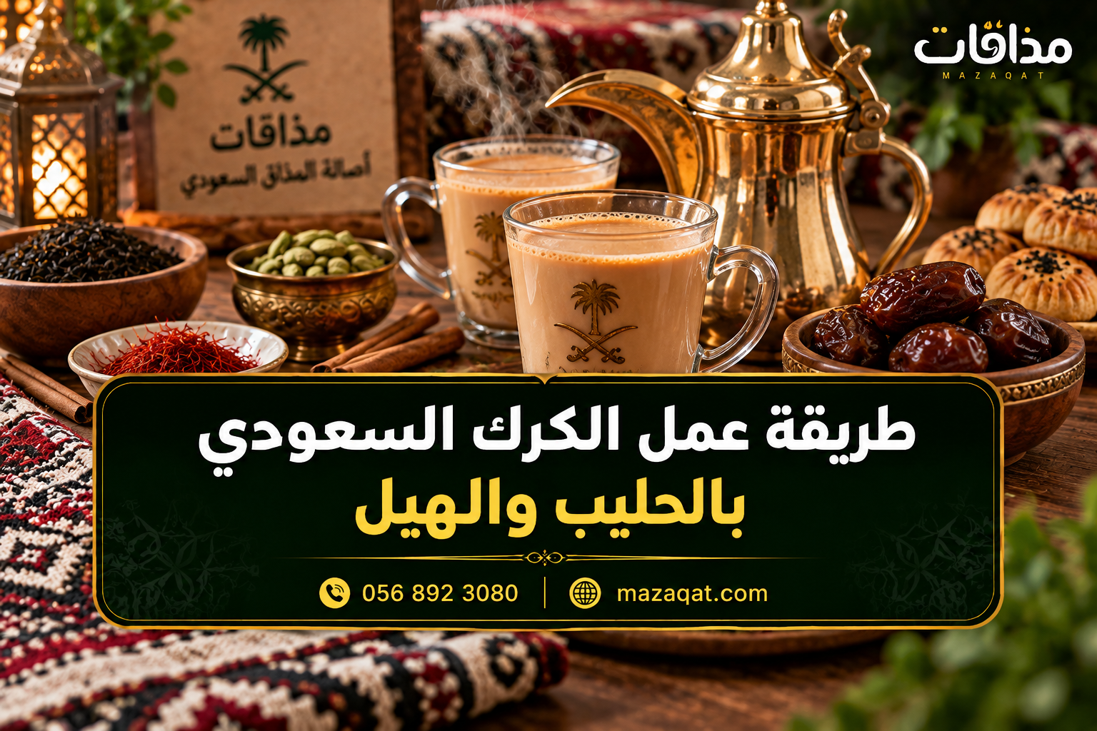طريقة عمل الكرك السعودي بالحليب والهيل بخطوات سهلة