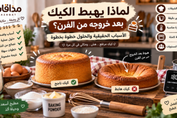 لماذا يهبط الكيك بعد خروجه من الفرن؟ أسباب هبوط الكيك