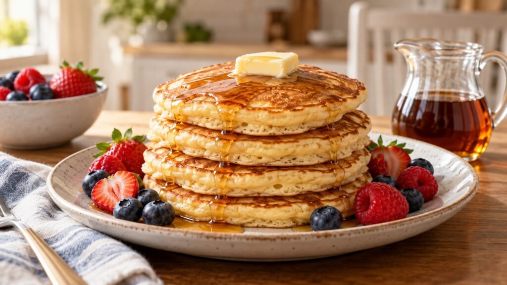 fluffy-pancake-stack