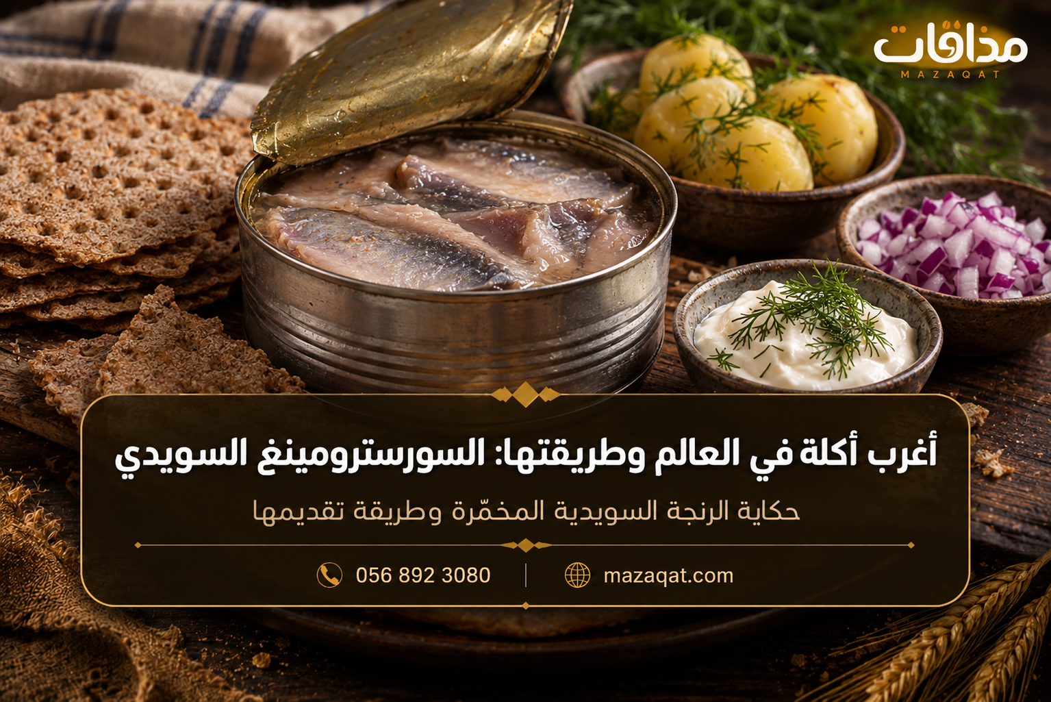 غلاف مقال أغرب أكلة في العالم وطريقتها عن السورسترومينغ السويدي